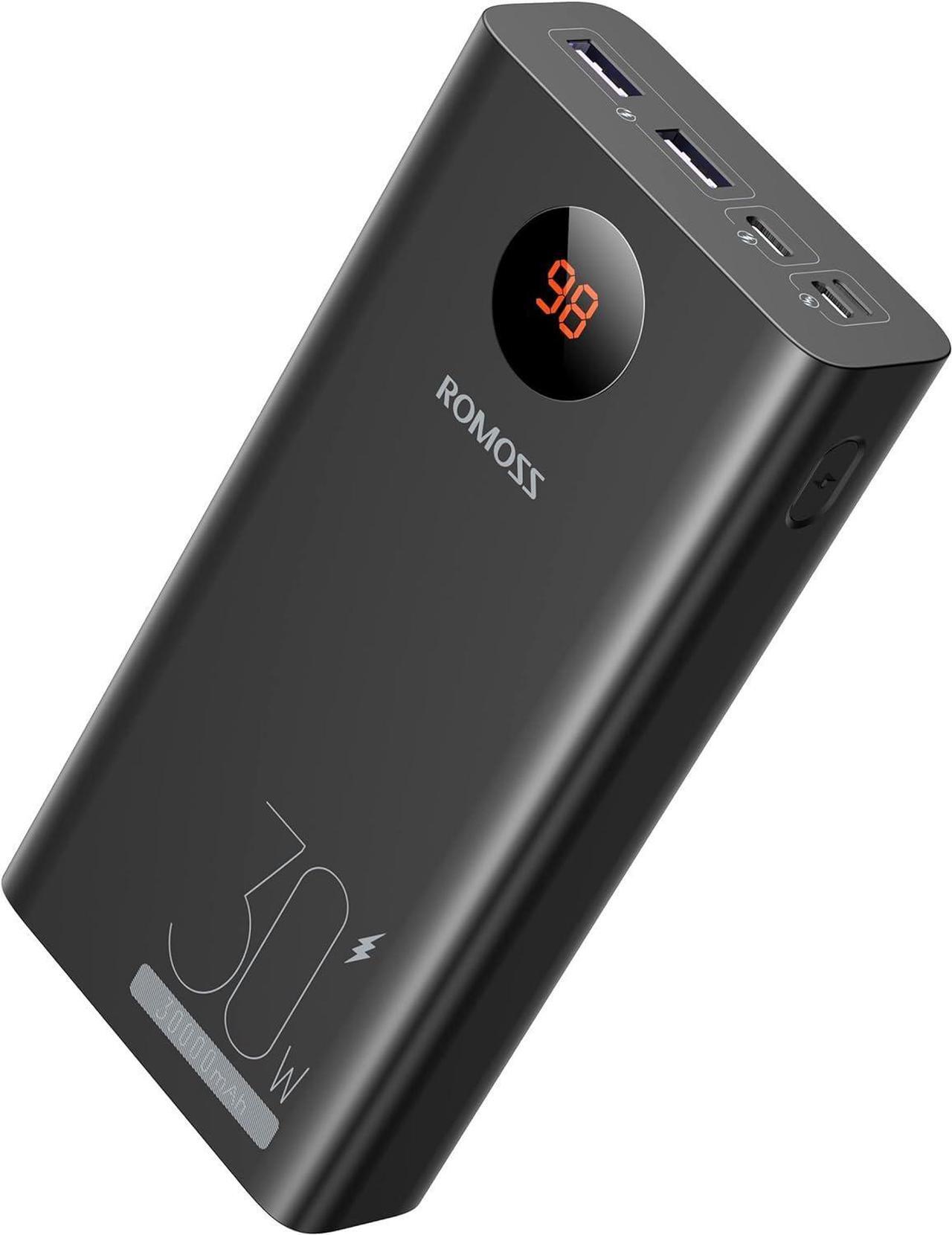 Main image of ROMOSS Power Bank, 30,000mAh Portable Charger with 30W USB-C Fast Charging for ipad, External Battery Pack with 3 Outputs& 3 Inputs for iPhone15/14/13/12, Sumsung and More