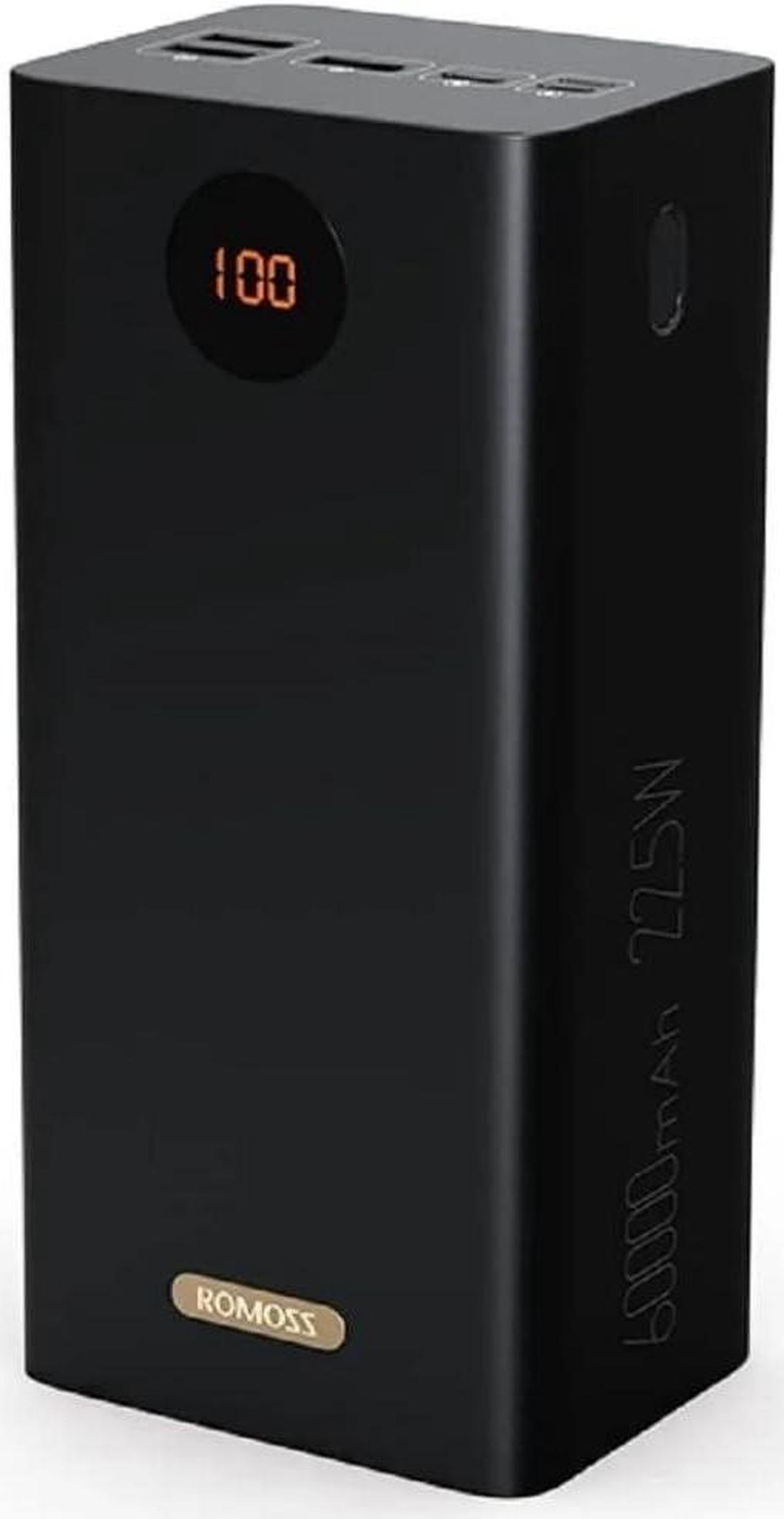 Main image of ROMOSS 60,000mAh Large Power Bank, High Capacity Portable Charger 22.5W USB C Fast Charging, Long Lasting External Battery Pack with 4 Outputs & 3 Inputs for iPad, iPhone, Samsung, Switch and More