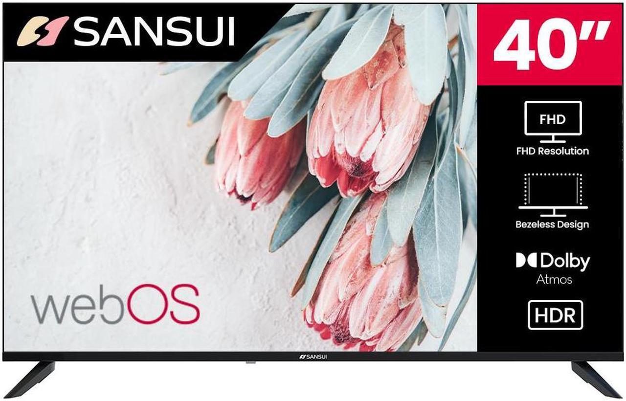 Main image of Sansui 40" VA Series Full HD Frameless Design Smart TV with Dolby Vision HDR, Dolby Atmos, WebOS