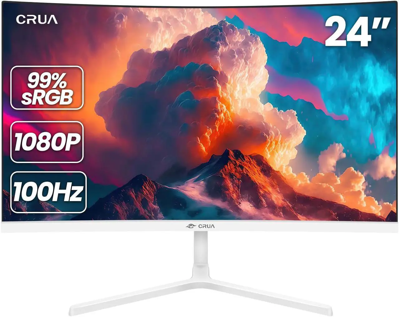 CRUA 24 Inch Curved Monitor
