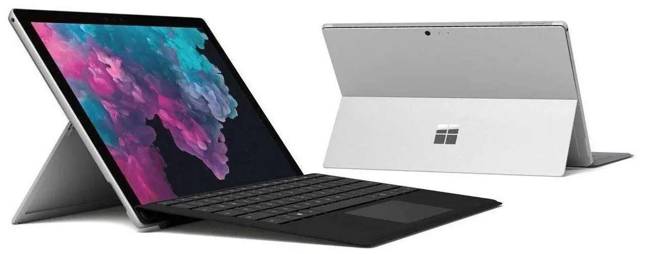 Alt view image 2 of 7 - Microsoft Surface PRO 6 Tablet - 12.3" Touchscreen Intel Core i5-8350U 1.7Ghz, 8GB, 256GB SSD Windows 10 Pro (Factory Certified) - With Keyboard
