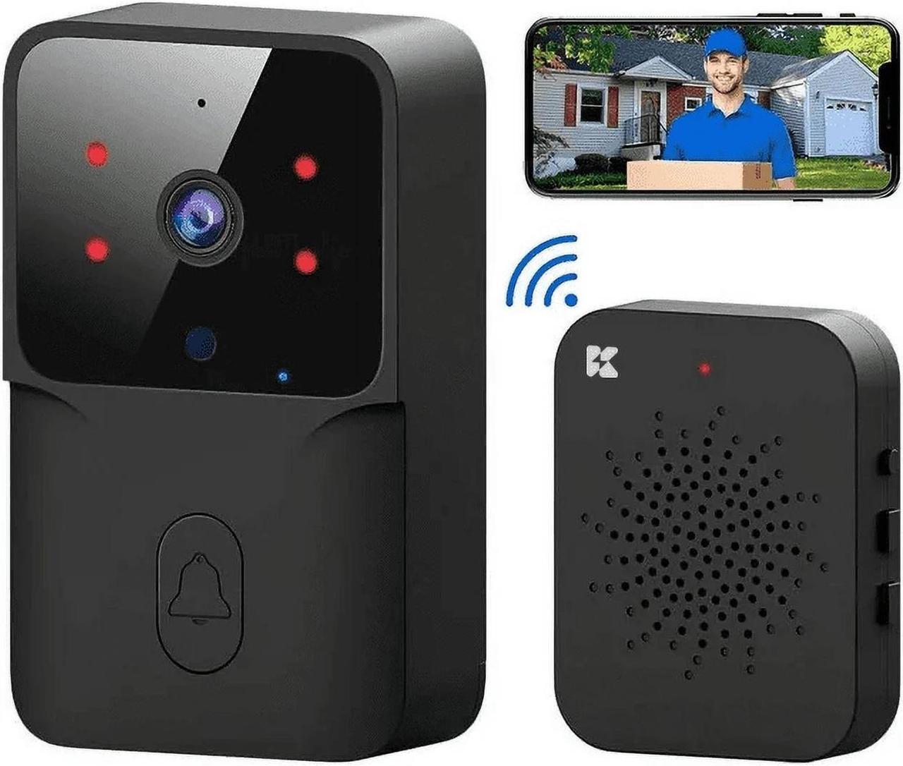 Main image of Doorbell Camera Wireless, WiFi Video Doorbell with Chime, 2 Way Audio, AI Smart Human Detection, Night Vision, Cloud Storage, Real Time Alert for Home