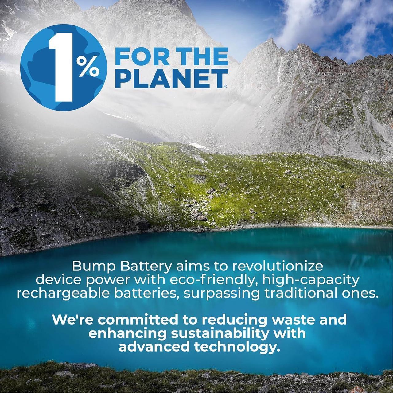 Alt view image 5 of 7 - BUMP AA USB-C Rechargeable NiMH Batteries - 10 Pack - Sustainable & Cost-Effective Alternative to Lithium Ion - Fast Charging, Long-Lasting Power - 2 Charging Cables Included