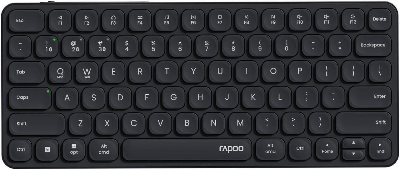 Main image of Rapoo E9050L Multi-Device Wireless Keyboard, Blade-Series E9050L 78-Key Ultra-Thin Keyboard, Support 4 Devices, Low-Profile, Quiet, USB-C, Rechargeable, Al-Alloy Frame, for Windows/Mac/Linux/Chrome