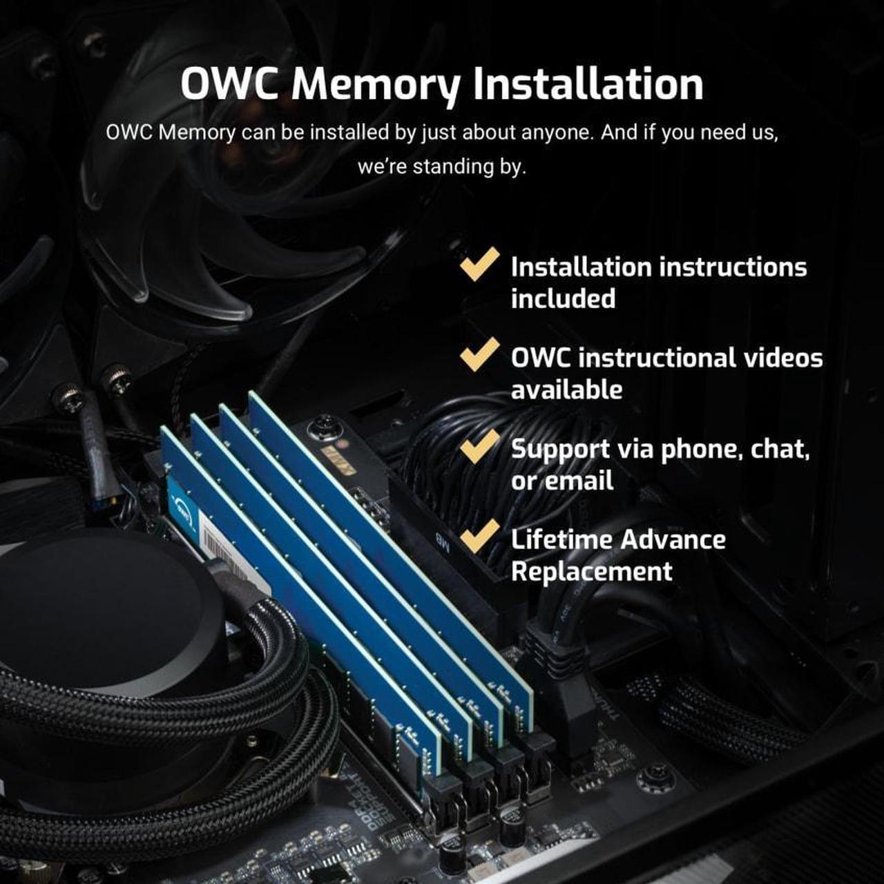 Alt view image 4 of 7 - OWC 512GB (4x128GB) DDR4 3200 PC4-25600 CL22 8Rx4 288-pin 1.2V ECC Load Reduced LRDIMM Memory RAM Module Upgrade Kit Compatible with Dell PowerEdge C6525 R6515 R7515