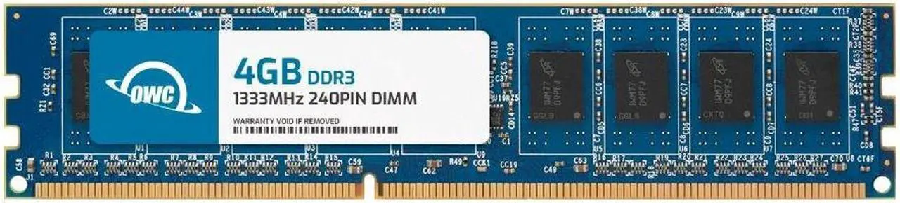 Main image of OWC 4GB DDR3 1333 PC3-10600 CL9 2Rx8 240-pin 1.5V Non-ECC UDIMM Memory RAM Module Upgrade Compatible with Alienware Aurora R2 Voltaire