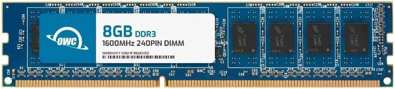 Main image of OWC 8GB DDR3 1600 PC3-12800 CL11 2Rx8 240-pin 1.5V Non-ECC UDIMM Memory RAM Module Upgrade Compatible with Dell Vostro 470 3800 3900