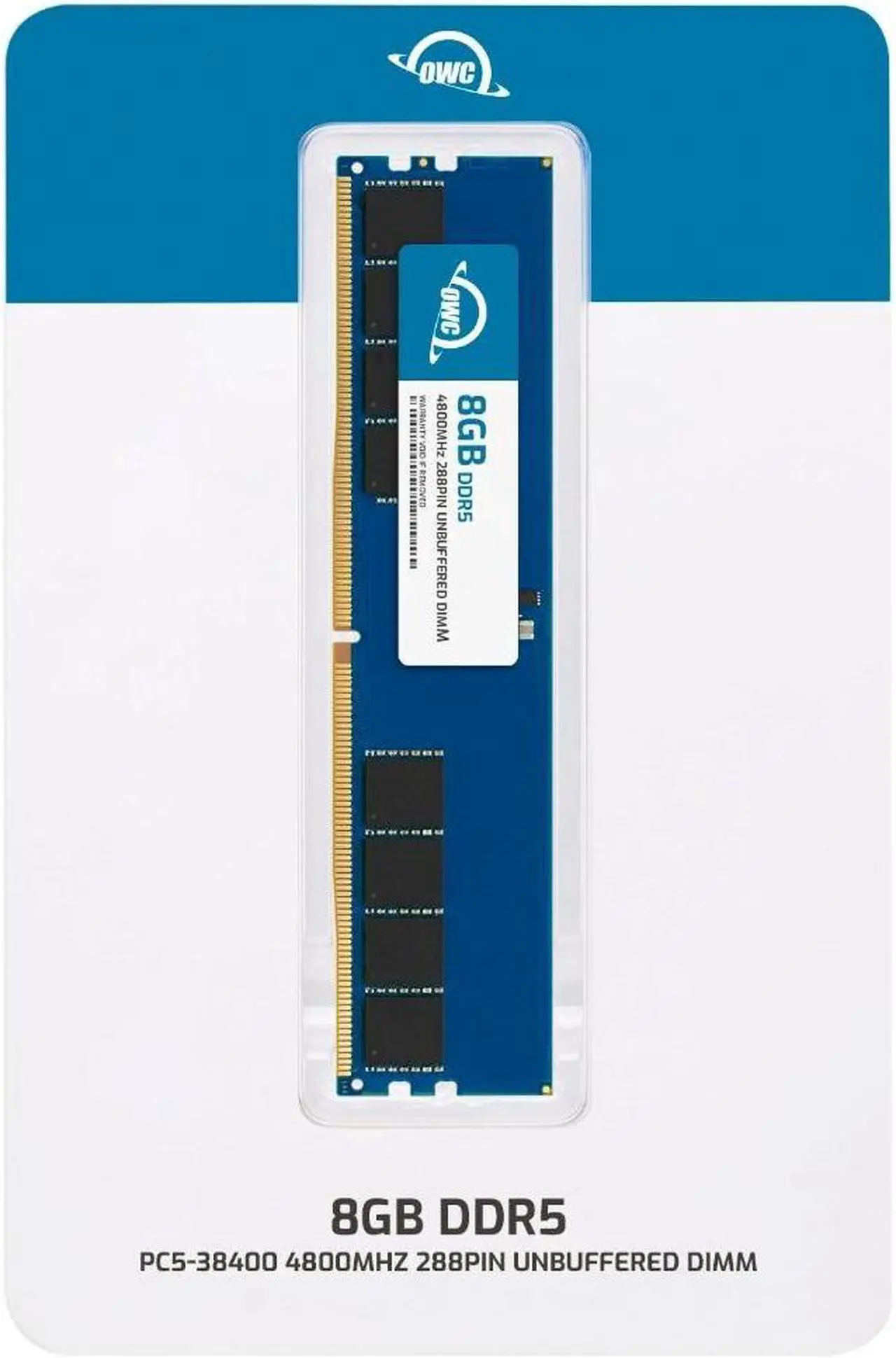 Alt view image 2 of 7 - OWC 8GB DDR5 4800 PC5-38400 CL40 1Rx16 288-pin 1.1V Non-ECC UDIMM Memory RAM Module Upgrade Compatible with Alienware Aurora R13 R15