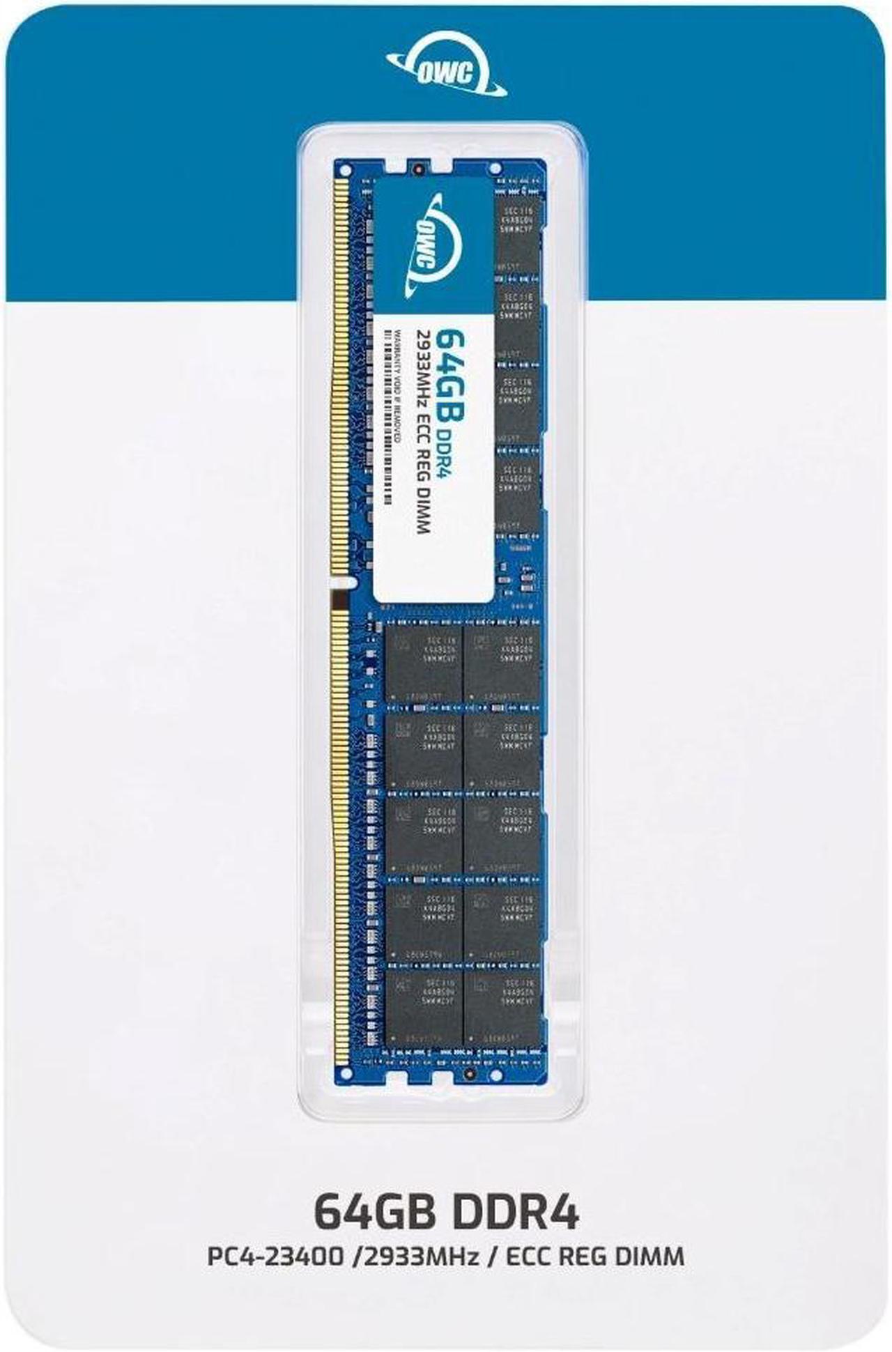 Alt view image 2 of 7 - OWC 64GB DDR4 2933 PC4-23400 CL21 2Rx4 288-pin 1.2V ECC Registered RDIMM Memory RAM Module Upgrade Compatible with HP Apollo 4200 Gen10 6500 Gen10