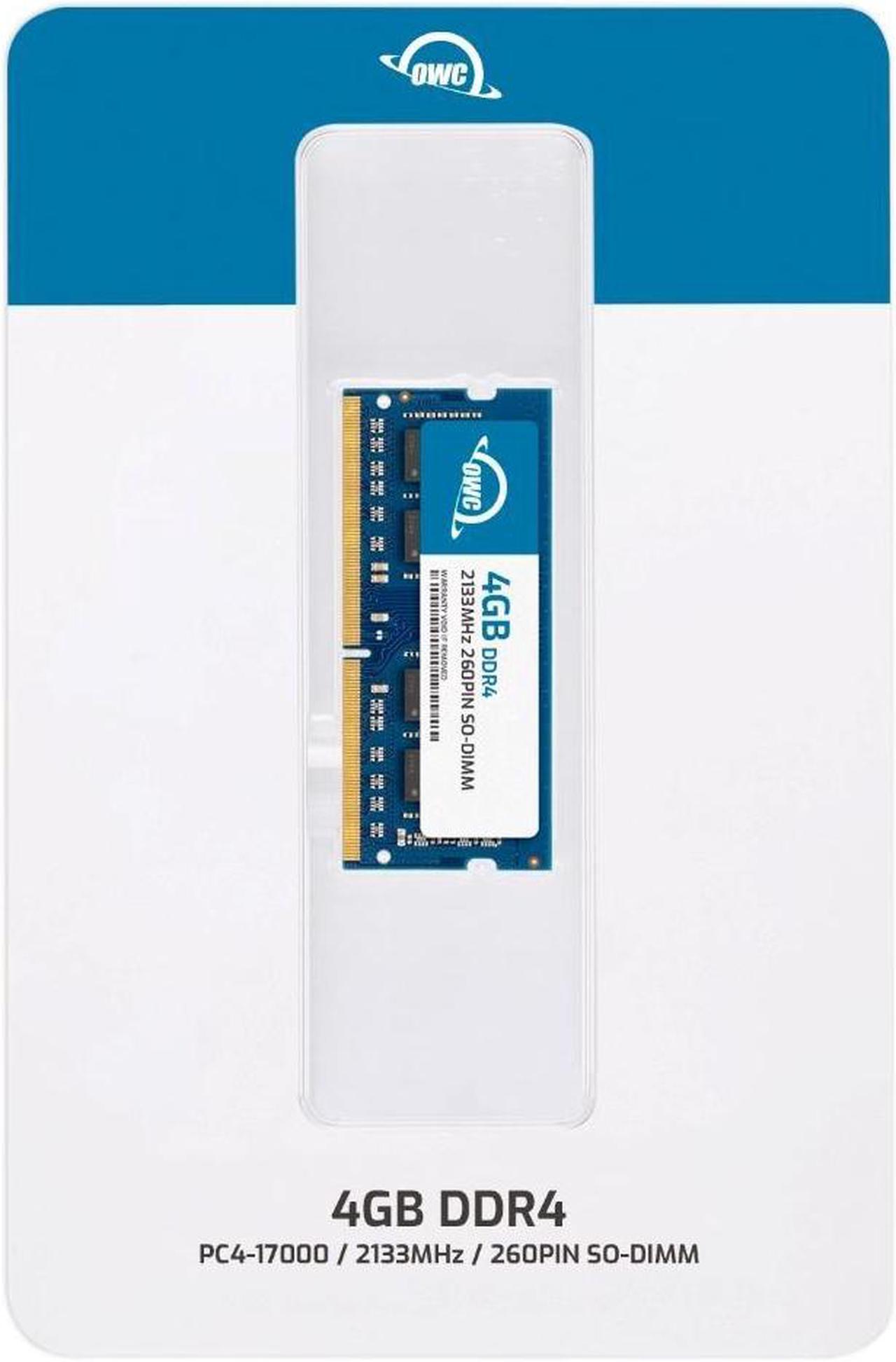 Alt view image 2 of 7 - OWC 4GB DDR4 2133MHz PC4-17000 CL15 1.2V 260pin Non-ECC SODIMM Memory RAM Compatible with Dell Inspiron 11 3195