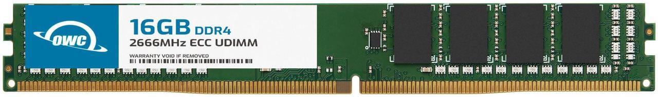 Main image of OWC 16GB DDR4 2666 PC4-21300 CL19 2Rx8 VLP 288-pin 1.2V VLP ECC Unbuffered DIMM Memory RAM Module Upgrade Compatible with Supermicro SuperServer 1019C-FHTN8 1019C-HTN2 1019S-MC0T 1019S-WR 5019C-FL