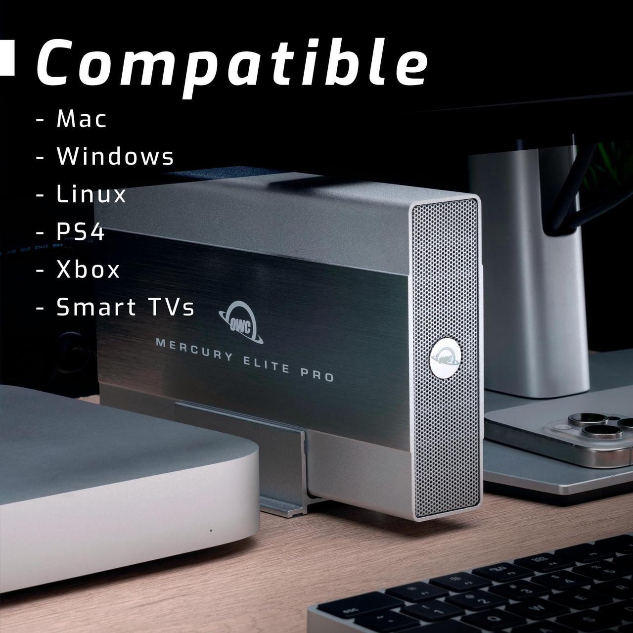 Alt view image 6 of 8 - owc mercury elite pro 2tb 7200 rpm storage solution w/usb 3.2 5gb/s