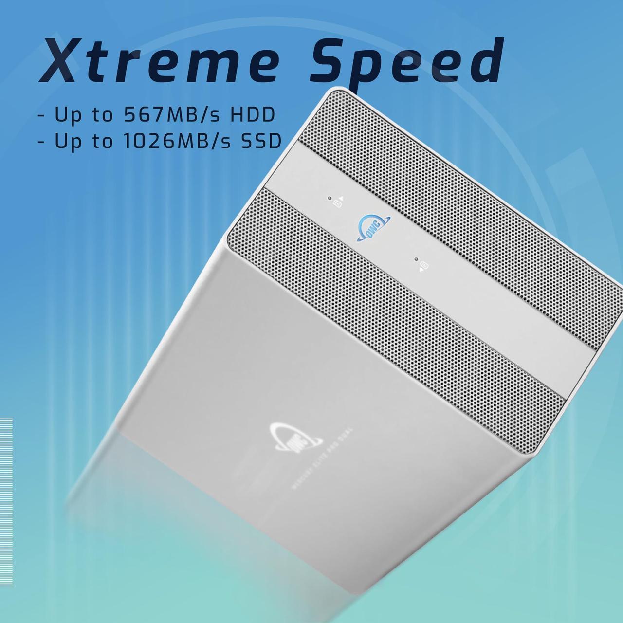 Alt view image 8 of 11 - owc 8tb ssd mercury elite pro dual usb-c w/ 3 port hub