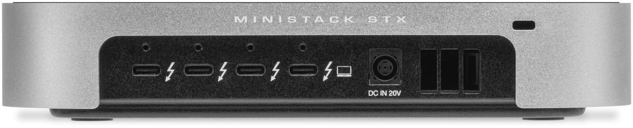 Alt view image 3 of 6 - OWC 1TB NVMe M.2 SSD miniStack STX Stackable Storage and Thunderbolt Hub Xpansion Solution