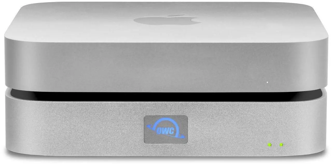 Alt view image 4 of 7 - OWC miniStack STX Stackable Storage HDD/SSD Enclosure with Thunderbolt Hub Expansion, 1 Bay and 4 Thunderbolt 4 Ports with USB-C 40GB/s, Supports 3.5" and 2.5" SATA Drives