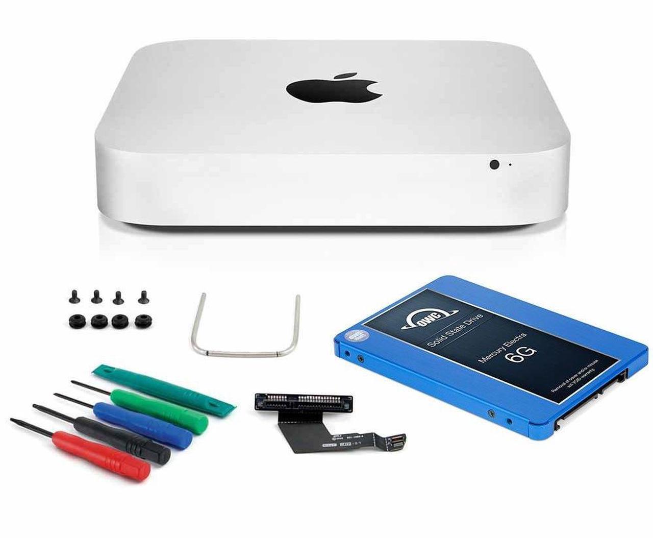 Alt view image 3 of 5 - owc 1.0tb electra 6g ssd diy upgrade bundle for 2011, 2012 mac mini, includes data doubler, 5piece installation toolkit