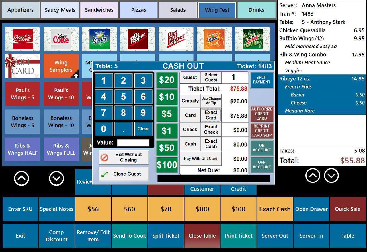 Alt view image 3 of 7 - Business Software Solutions Inc. BPA POS Restaurant Professional Software - Single/First Station