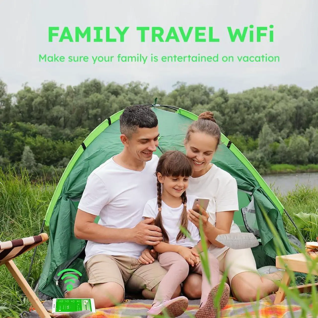 Alt view image 5 of 5 - GlocalMe G4 Pro 4G LTE Mobile Hotspot Device with 5" Touch Screen, Portable WiFi Hotspot for Travel, No SIM Card Needed, 10 Connected Devices, Global 1GB Data, Pocket WiFi Travel Router(G4 Pro Black)