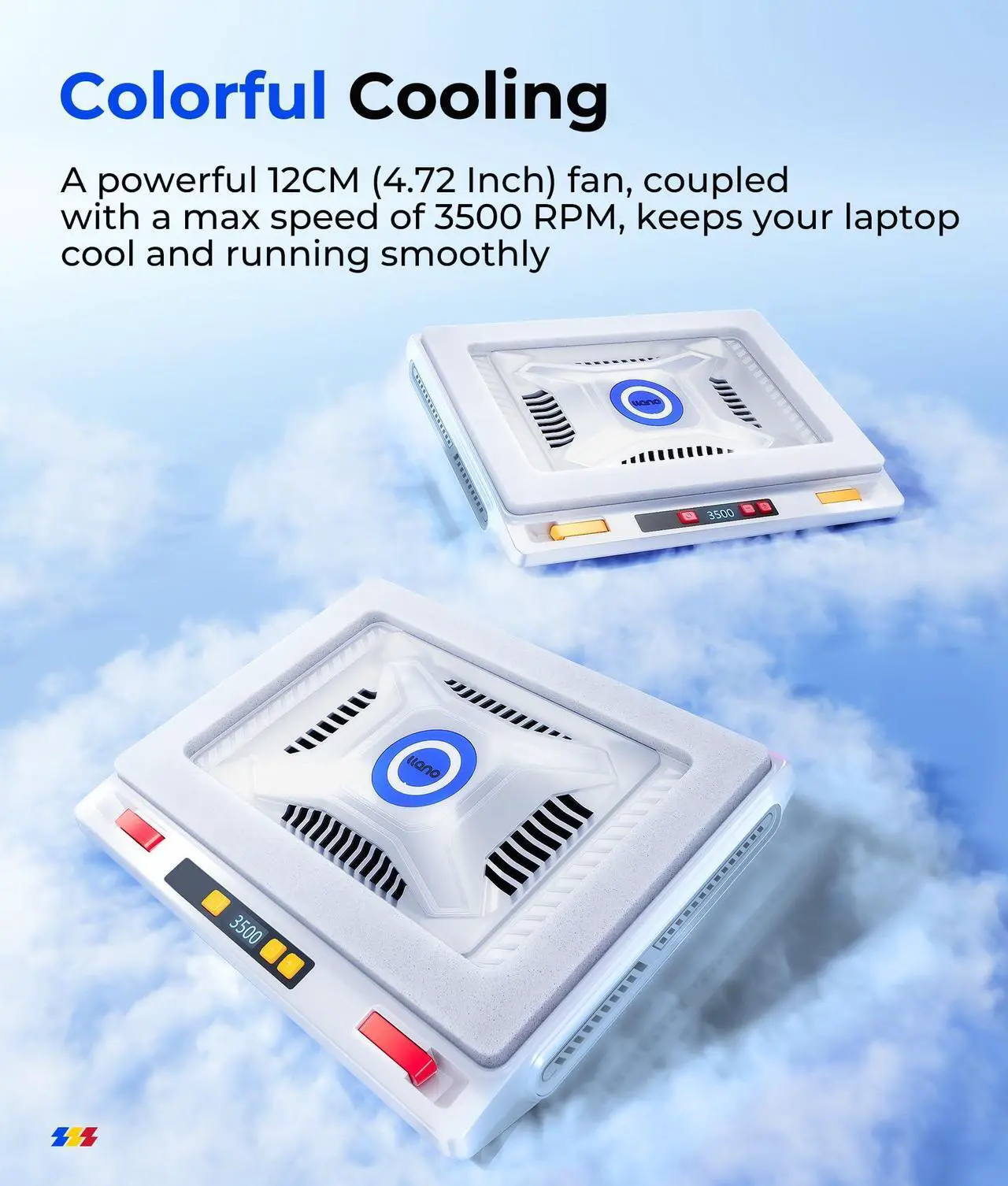 llano V10 Laptop Cooling Pad - Thumbnail 3