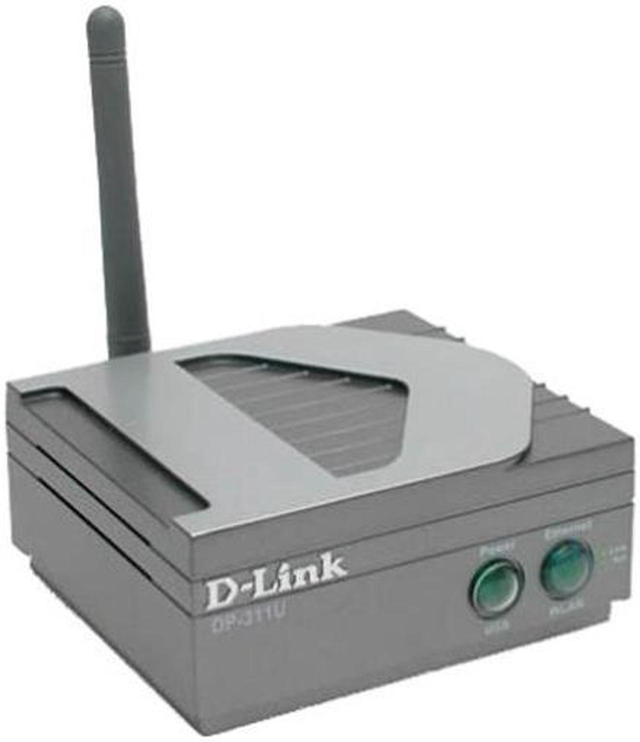 Main image of D-Link DP-311U Wireless Print Server, 1-USB Port, 802.11b, 11Mbps