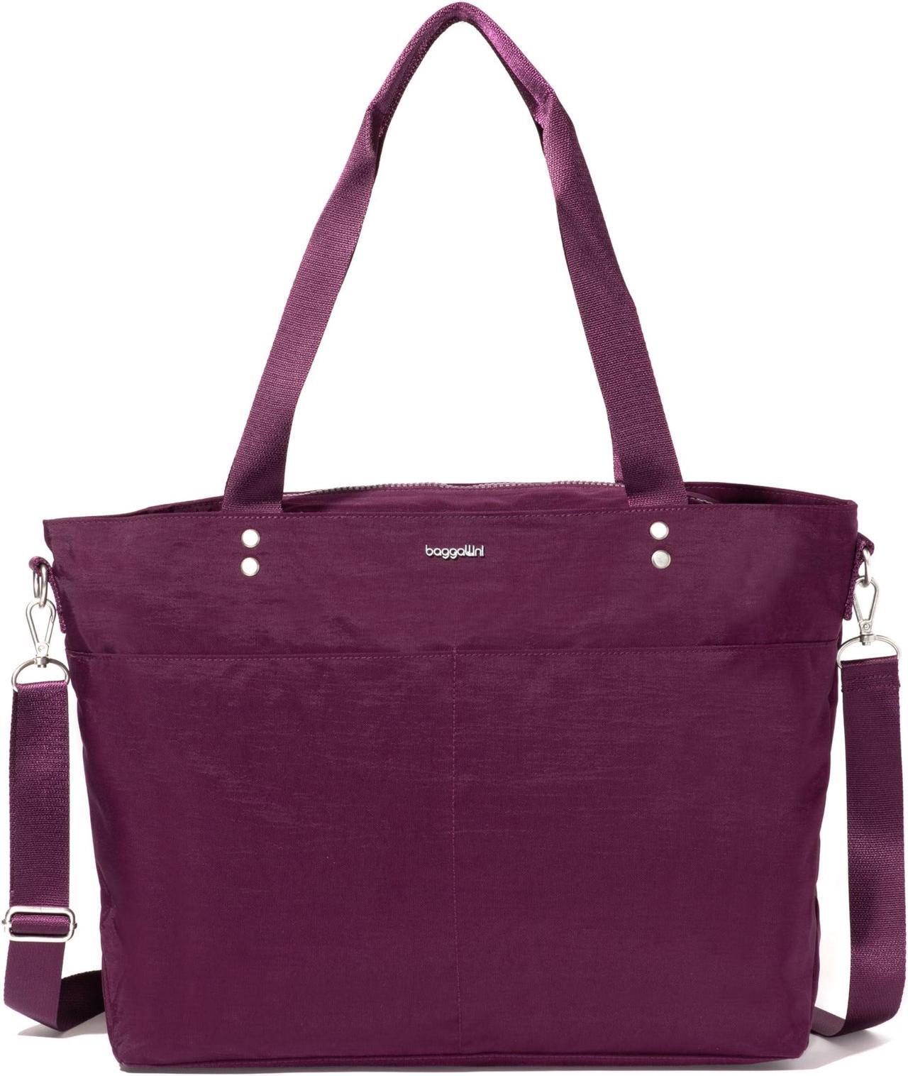 Main image of Baggallini Carryall Laptop Tote - Medium 12x19 Inch Travel Crossbody Shoulder Bag