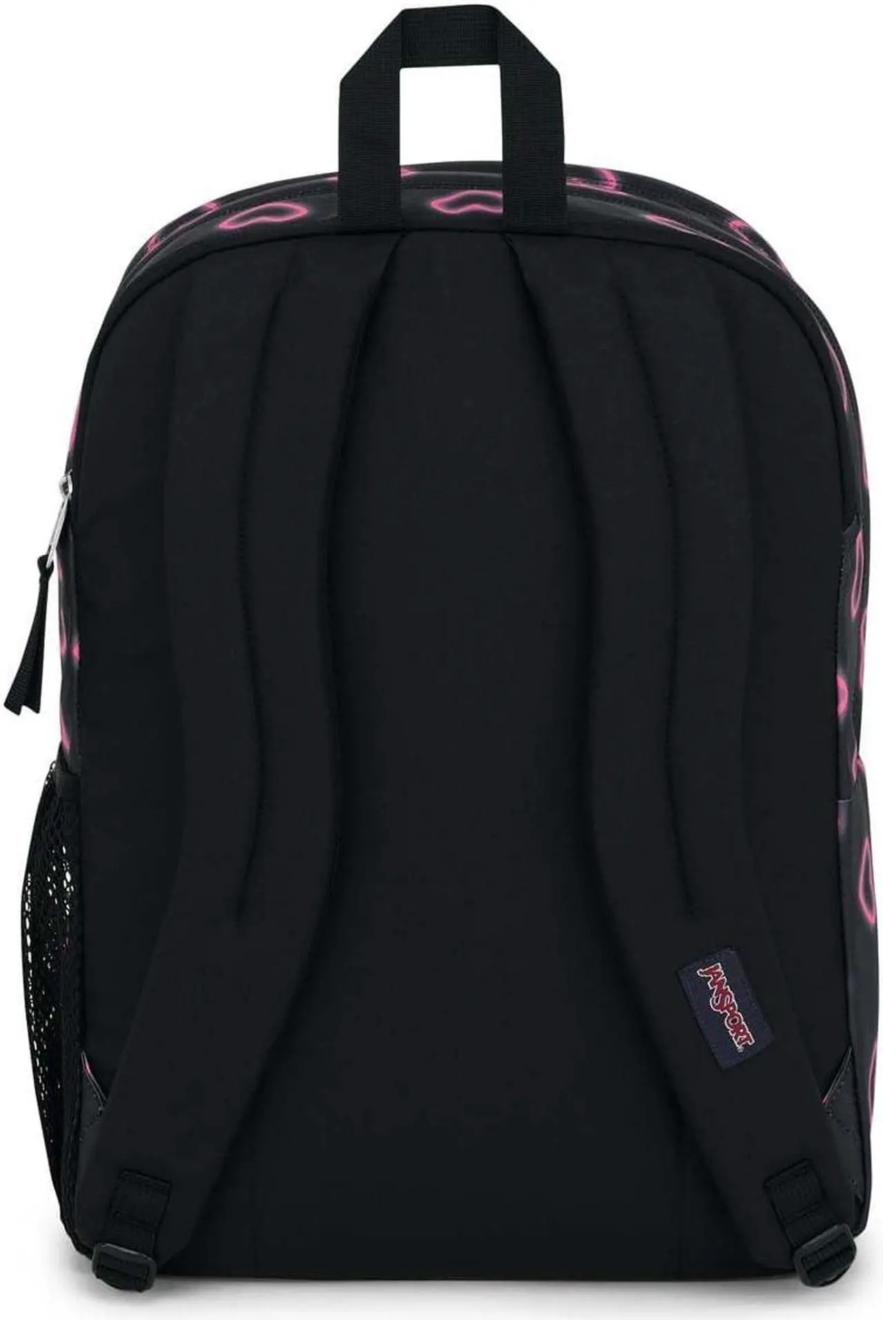 Alt view image 2 of 5 - JanSport Laptop Backpack - Computer Bag with 2 Compartments, Ergonomic Shoulder Straps, 15" Laptop Sleeve, Haul Handle - Happy Hearts Black