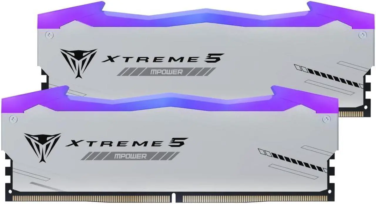 Main image of Patriot Memory Viper Xtreme 5 MPOWER DDR5 RGB RAM 32GB (2X16GB) 6000MT/s CL30 1.35v UDIMM Desktop Gaming Memory Kit Compatible with Intel XMP/AMD Expo - PVXR532G60C30KM