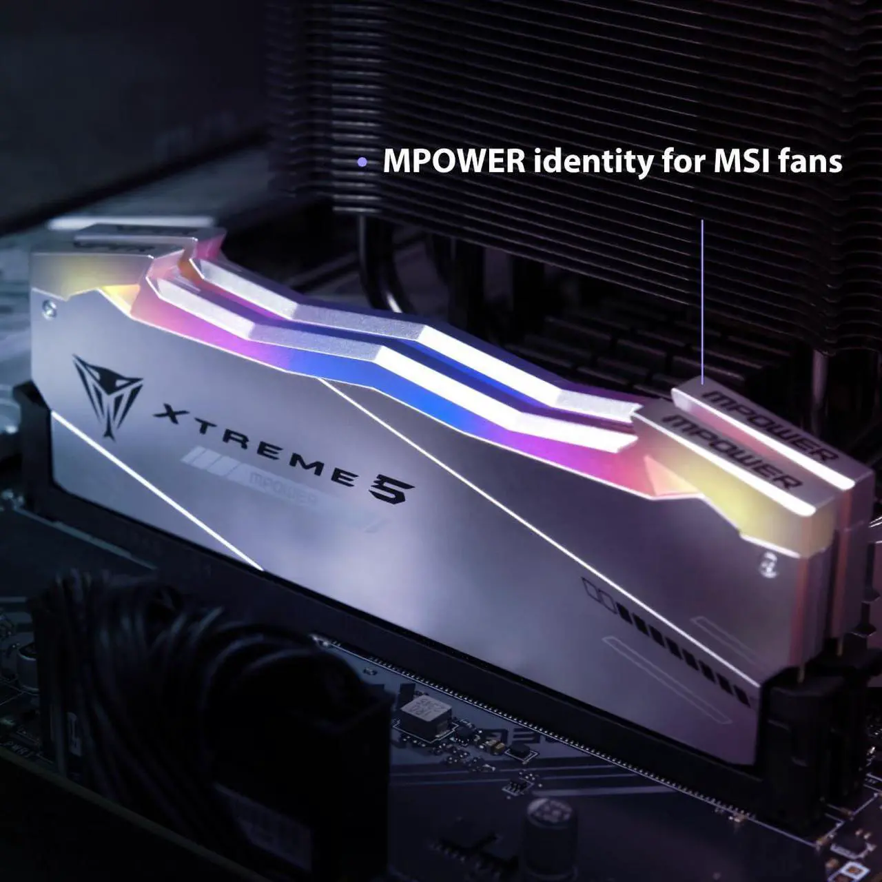 Alt view image 3 of 5 - Patriot Memory Viper Xtreme 5 MPOWER DDR5 RGB RAM 32GB (2X16GB) 6000MT/s CL30 1.35v UDIMM Desktop Gaming Memory Kit Compatible with Intel XMP/AMD Expo - PVXR532G60C30KM