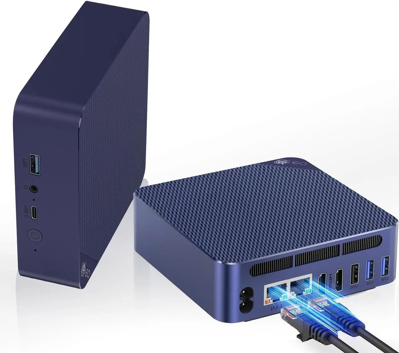 Main image of Beelink Mini PC,Intel Twin Lake N150(Up to 3.6GHz),16GB DDR4 RAM 500GB PCIe M.2 SSD Desktop PC,EQ14 Mini Computers Support 4K Dual HDMI Display/WiFi6/BT5.2/Type-C*1/USB3.2 * 3/Dual 1000Mbps LAN/WOL