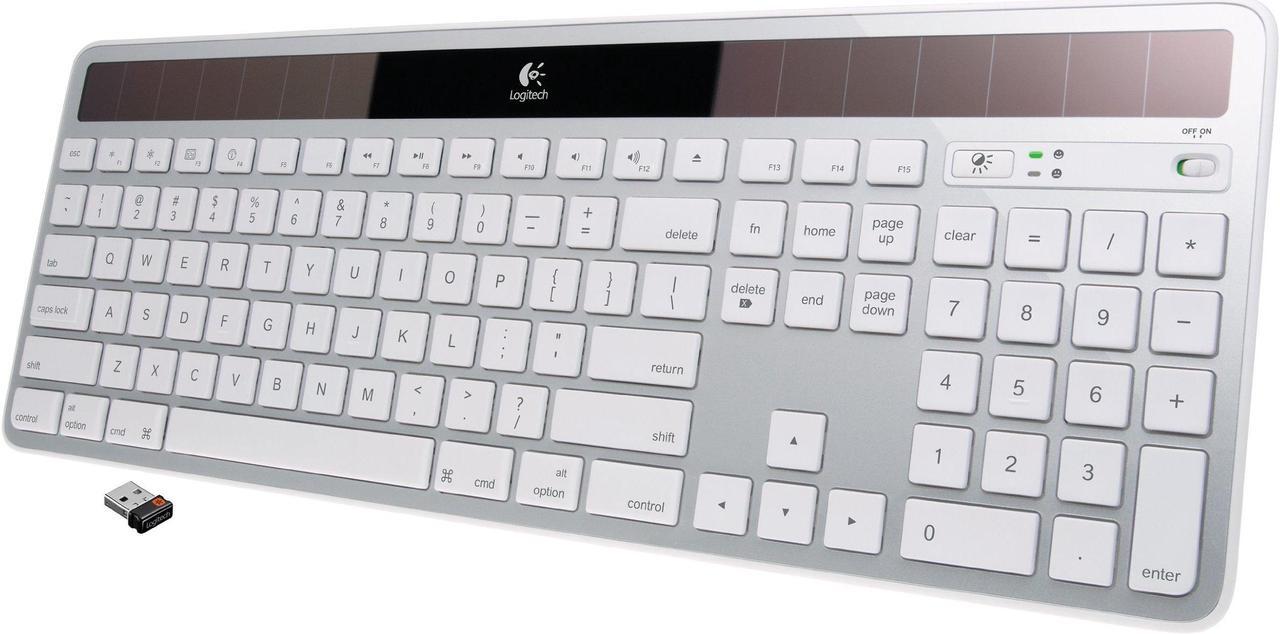 Main image of Logitech Wireless Solar Keyboard K750 for Mac - Retail Box - Silver