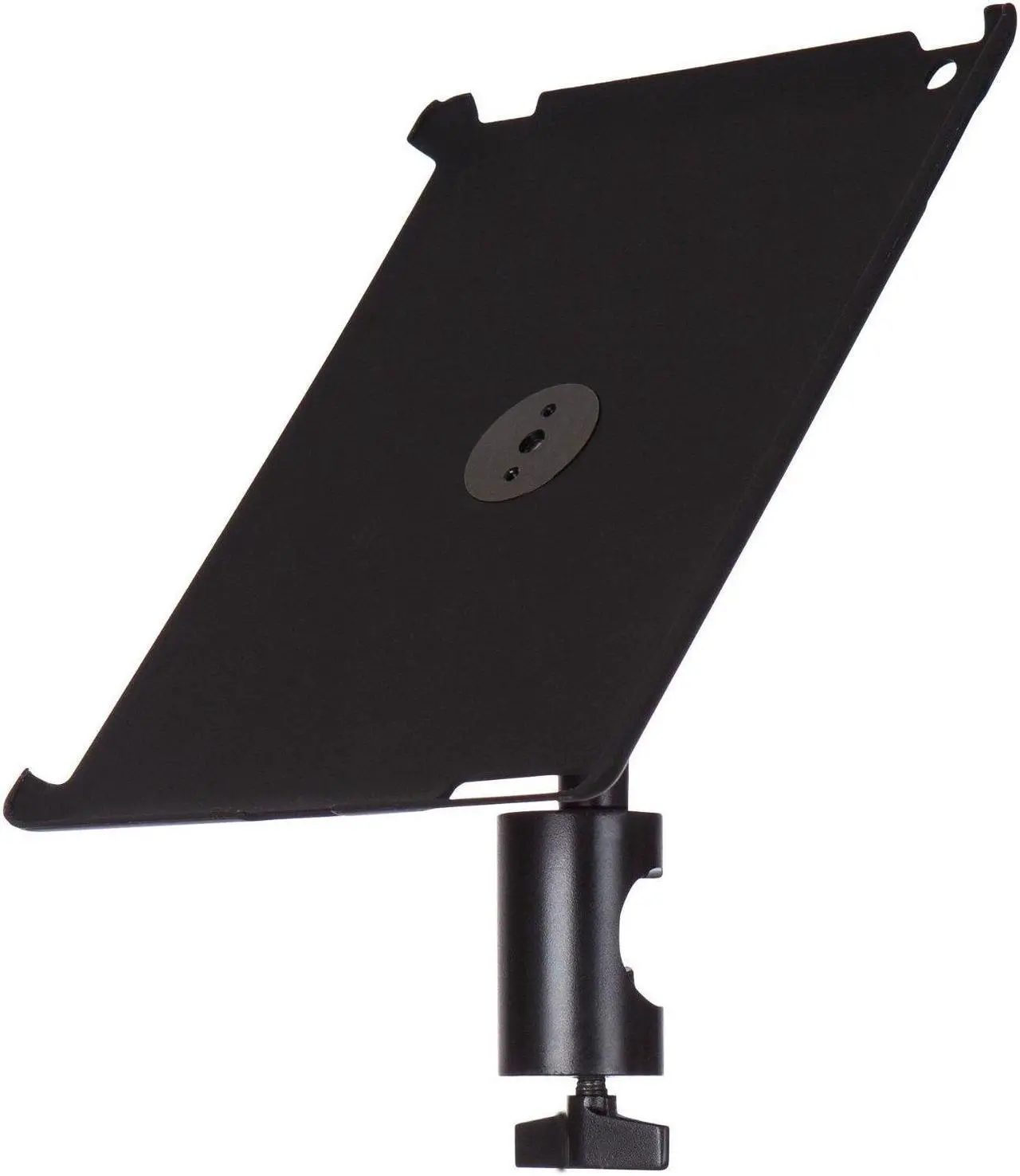 Alt view image 2 of 5 - On-Stage TCM9161 Quick Release Tablet Mount with Snap-On Cover for iPad 2/3/4, Gun Metal