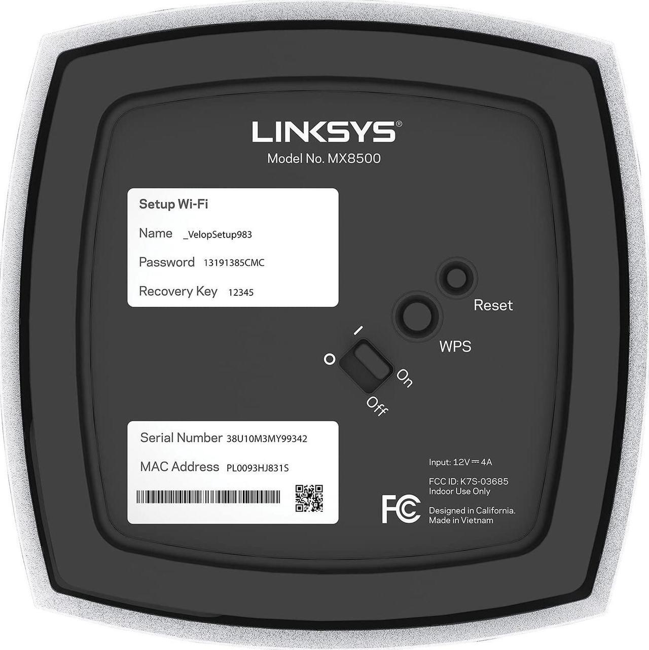 Alt view image 5 of 5 - Linksys MX8502 Atlas Max 6E Tri-Band Mesh Wi-Fi 6E System (2 Pack)