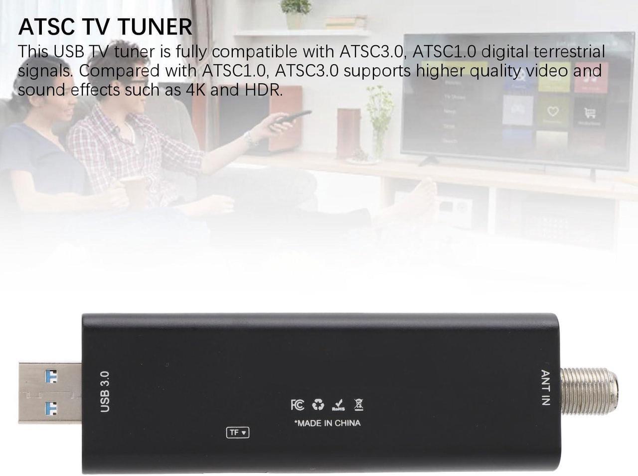 Alt view image 3 of 5 - USB TV Tuner, HDTV Mate ATSC3.0 4K HDR Memory Card DVR, HDTV Tuner Portable USB 3.0 TV Tuner Stick for Android Smart TVs, Cell Phones, Tablets, and Car Players