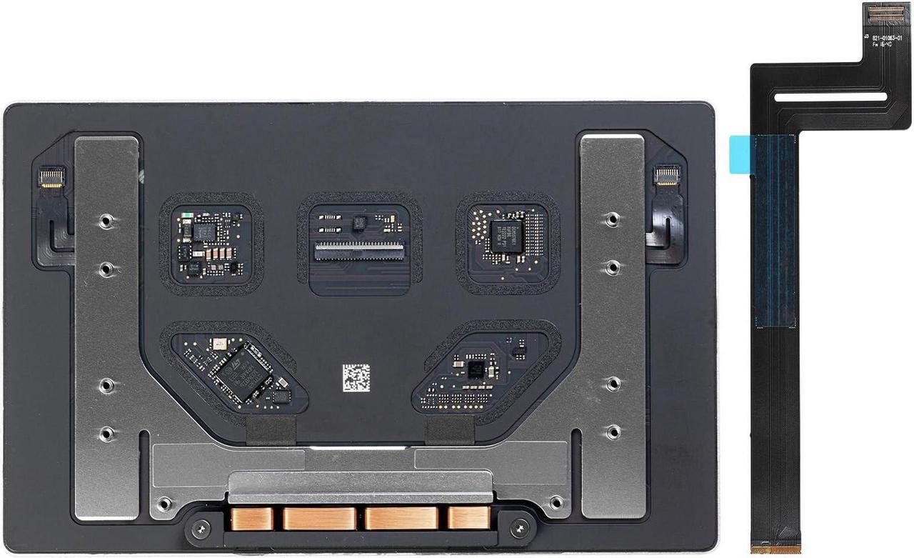 Alt view image 2 of 5 - HAWSON A1706 Trackpad Replacement for MacBook Pro Retina 13" A1706 Trackpad Touchpad with Flex Cable 2016-2017 (Silver)