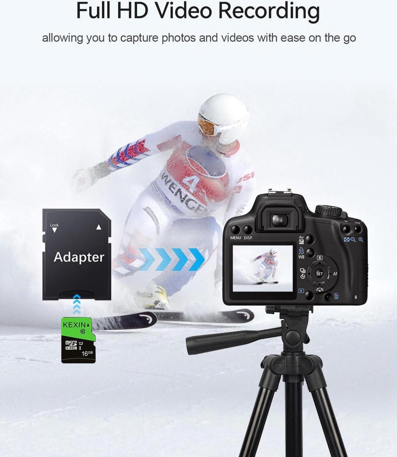 Alt view image 5 of 5 - KEXIN 16GB Micro SD Card 10 Pack with SD Adapter microSDHC Memory Card UHS-I C10 U1 Micro SD Card Full HD High Speed TF Card for Smartphone Tablet Action Camera Dash Cam Drone Game Console