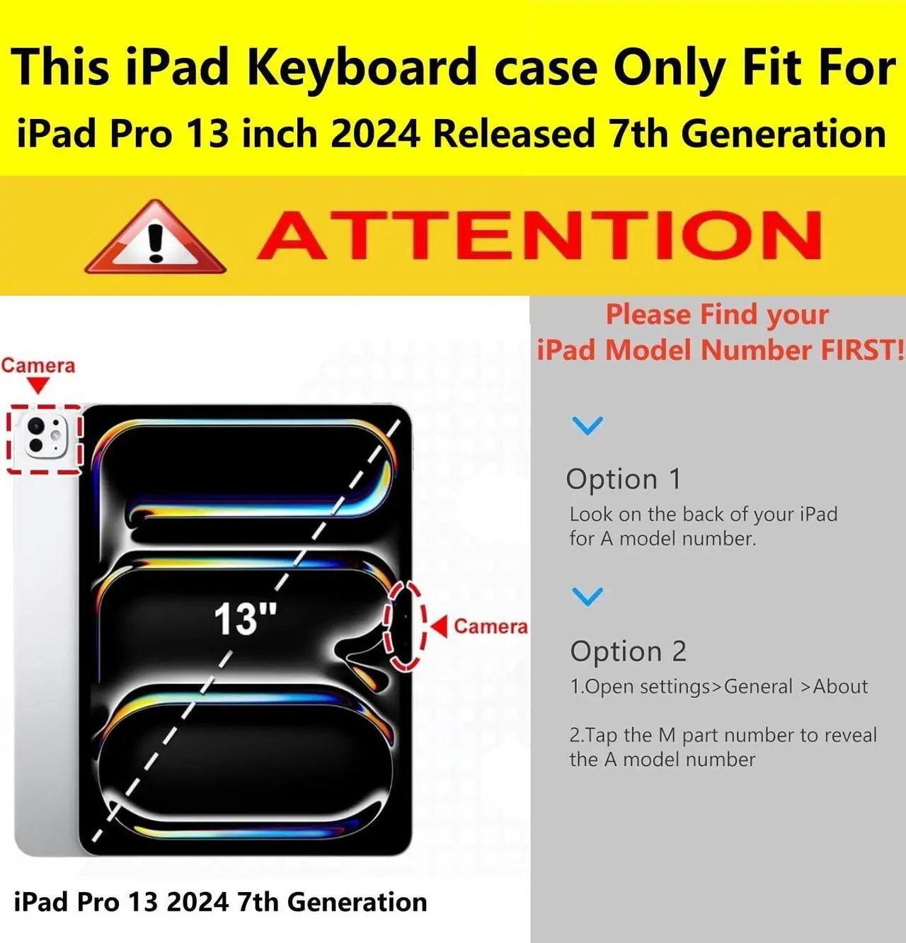 Alt view image 3 of 5 - KcoxdCn New iPad Pro 13 Inch 2024 Keyboard Case for iPad Pro 13 Inch Keyboard Case 2024 Model 7th Generation with Pencil Holder Mutil Angles Stand Cover Detachable Wireless Keyboard (Light Blue)