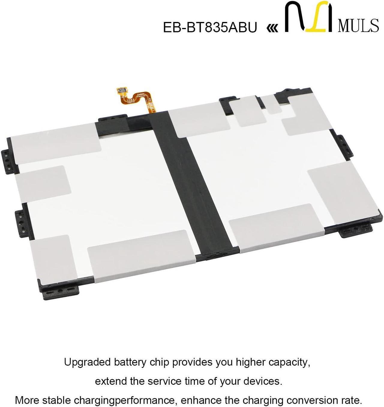 Alt view image 3 of 5 - MULS EB-BT835ABE EB-BT835ABU GH43-04830A Tablet Battery Compatible with Samsung Galaxy Tab S4 10.5" SM-T830 (Wi-Fi) SM-T835 (LTE) Series Tablet Computer with Installation Tools 3.85V 7300mAh 28.11Wh
