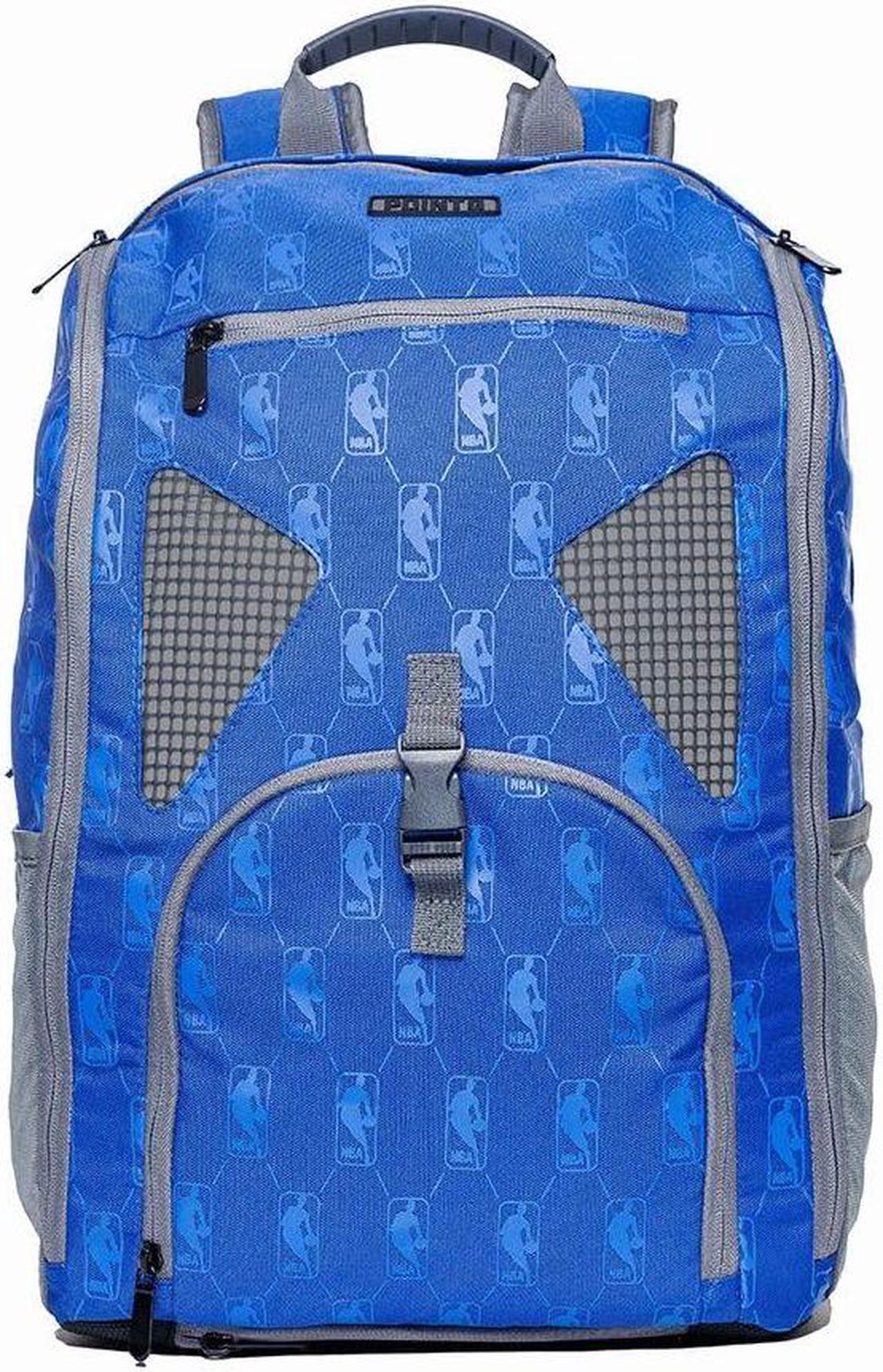 Alt view image 5 of 5 - Point 3 Road Trip Tech Backpack Basketball Backpack with Waterproof Laptop Sleeve | Every Compartment You Need for Ball, Gear, Shoes, Books & Laptops | Blue