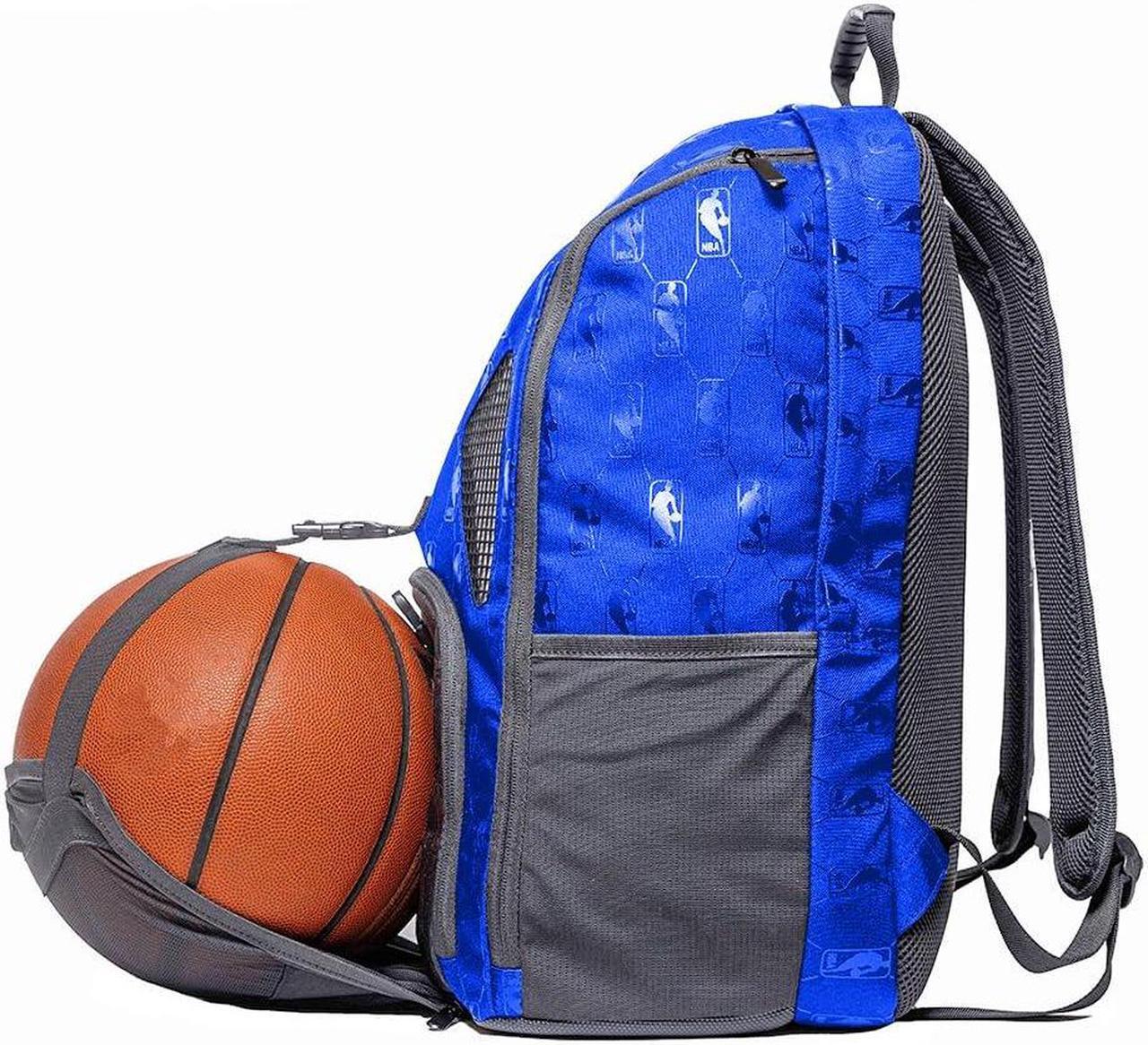 Alt view image 3 of 5 - Point 3 Road Trip Tech Backpack Basketball Backpack with Waterproof Laptop Sleeve | Every Compartment You Need for Ball, Gear, Shoes, Books & Laptops | Blue