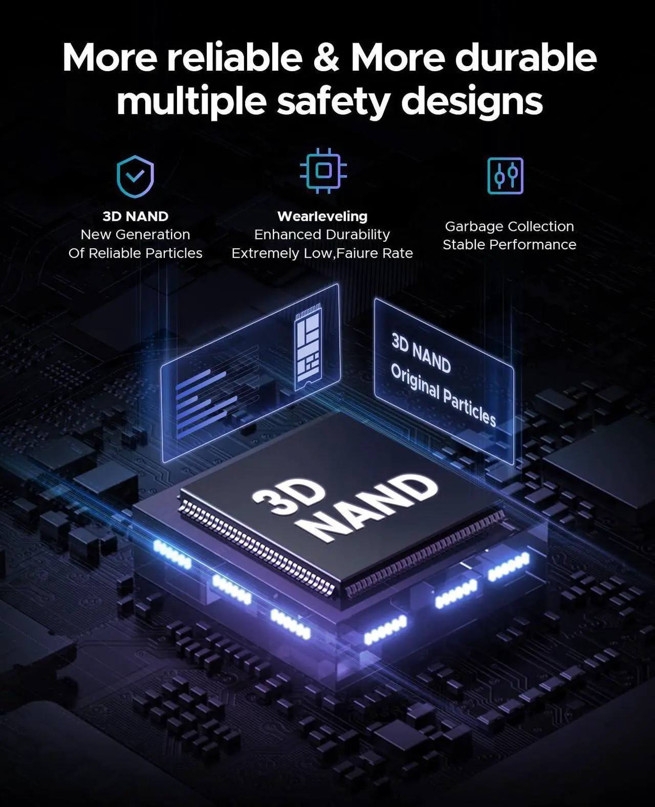 Alt view image 3 of 5 - PHIXERO P5000 NVMe SSD 512GB PCIe Gen 4.0x4 M.2 SSD 2280 Speeds Up to 5,200MB/s Internal Solid State Drive for Laptop All in One PC Desktop Games/Design/Rendering