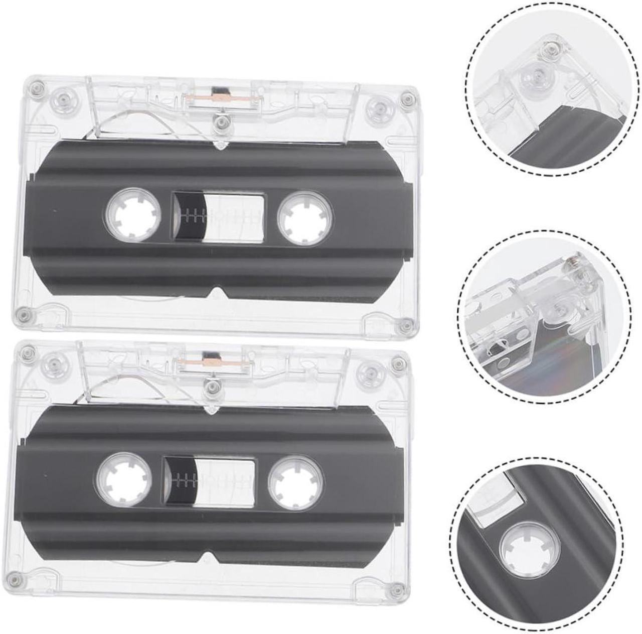 Alt view image 4 of 5 - OSALADI 20 Pcs Blank Audio Tape Empty Audio Tapes Blank Cassette Tapes Recordable Audio Tapes Recordable Audio Cassette Tapes Blank Audio Cassette Tape Plastic High Transparency