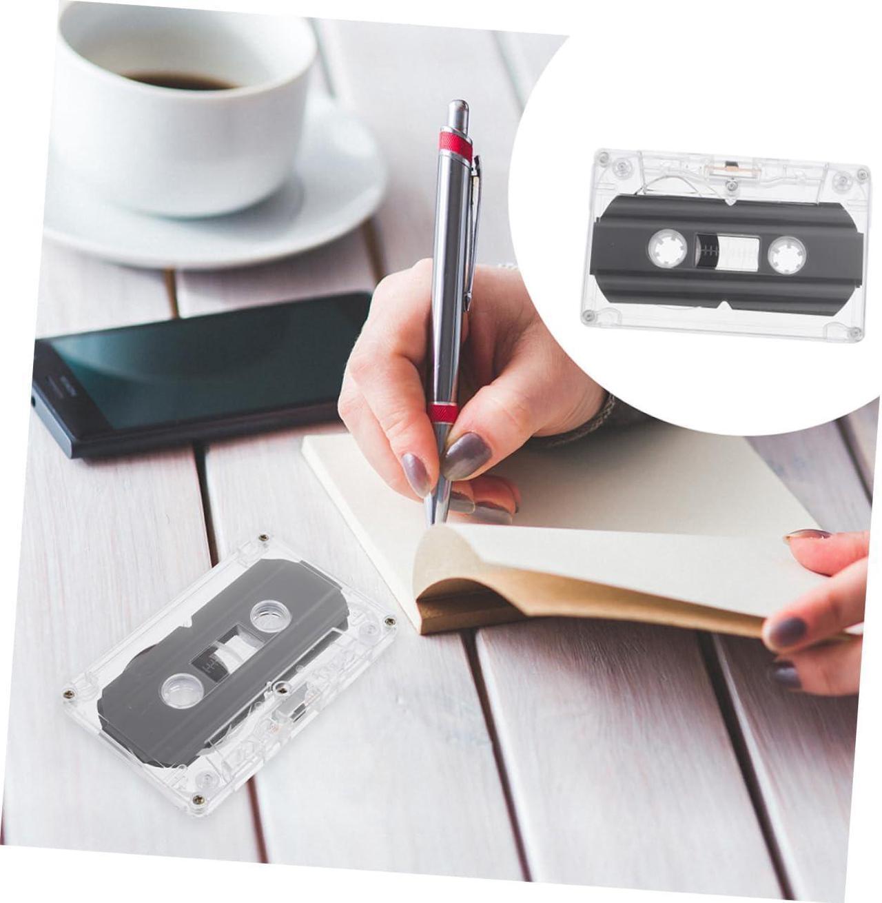 Alt view image 2 of 5 - OSALADI 20 Pcs Blank Audio Tape Empty Audio Tapes Blank Cassette Tapes Recordable Audio Tapes Recordable Audio Cassette Tapes Blank Audio Cassette Tape Plastic High Transparency