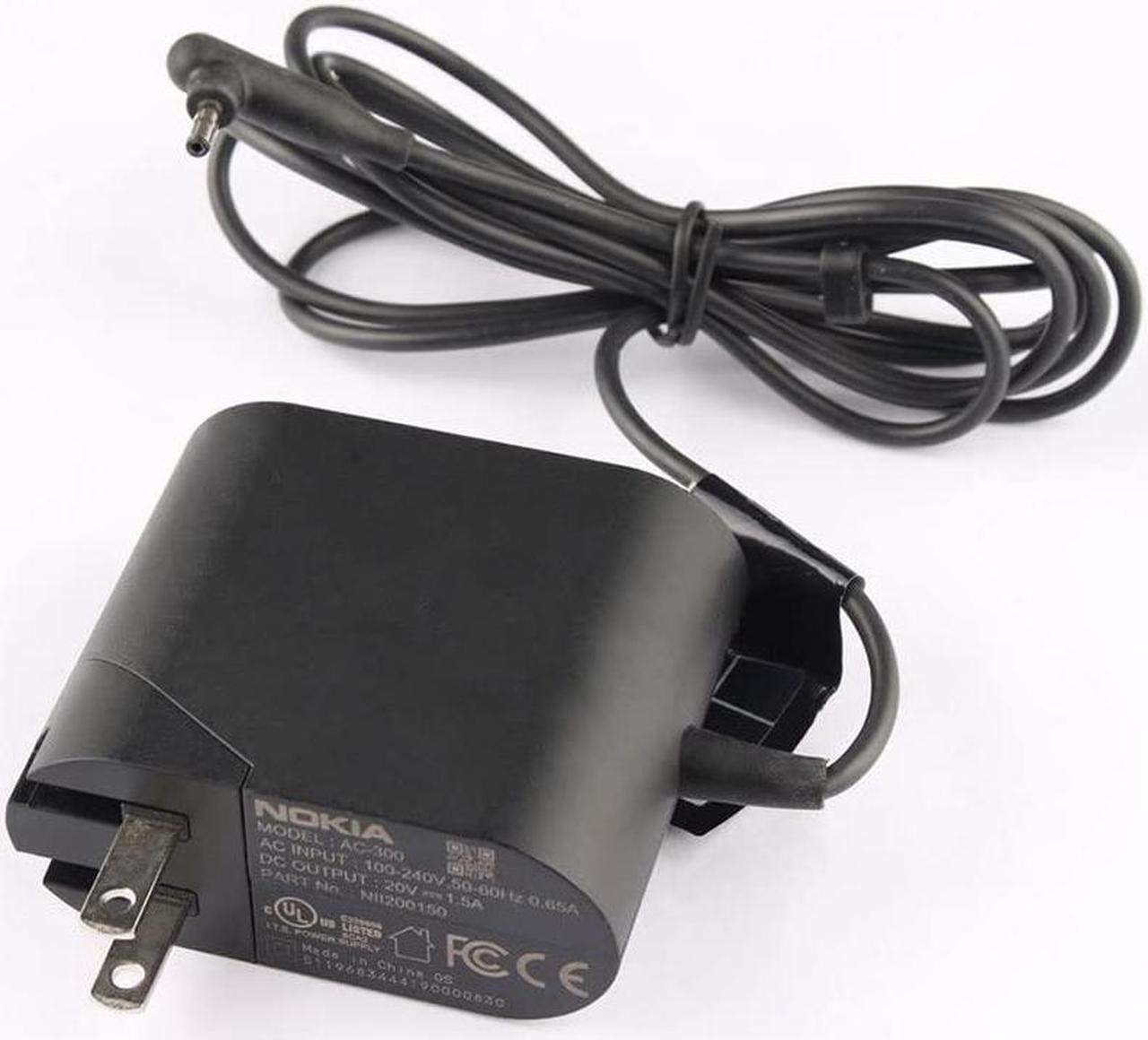 Alt view image 2 of 5 - Camera Charger AC-300 Adapter Compatible with Nokia Lumia 2520 Tablet 30W 20V 1.5A AC Adapter Charger NII200150 AC300 Charger., Black