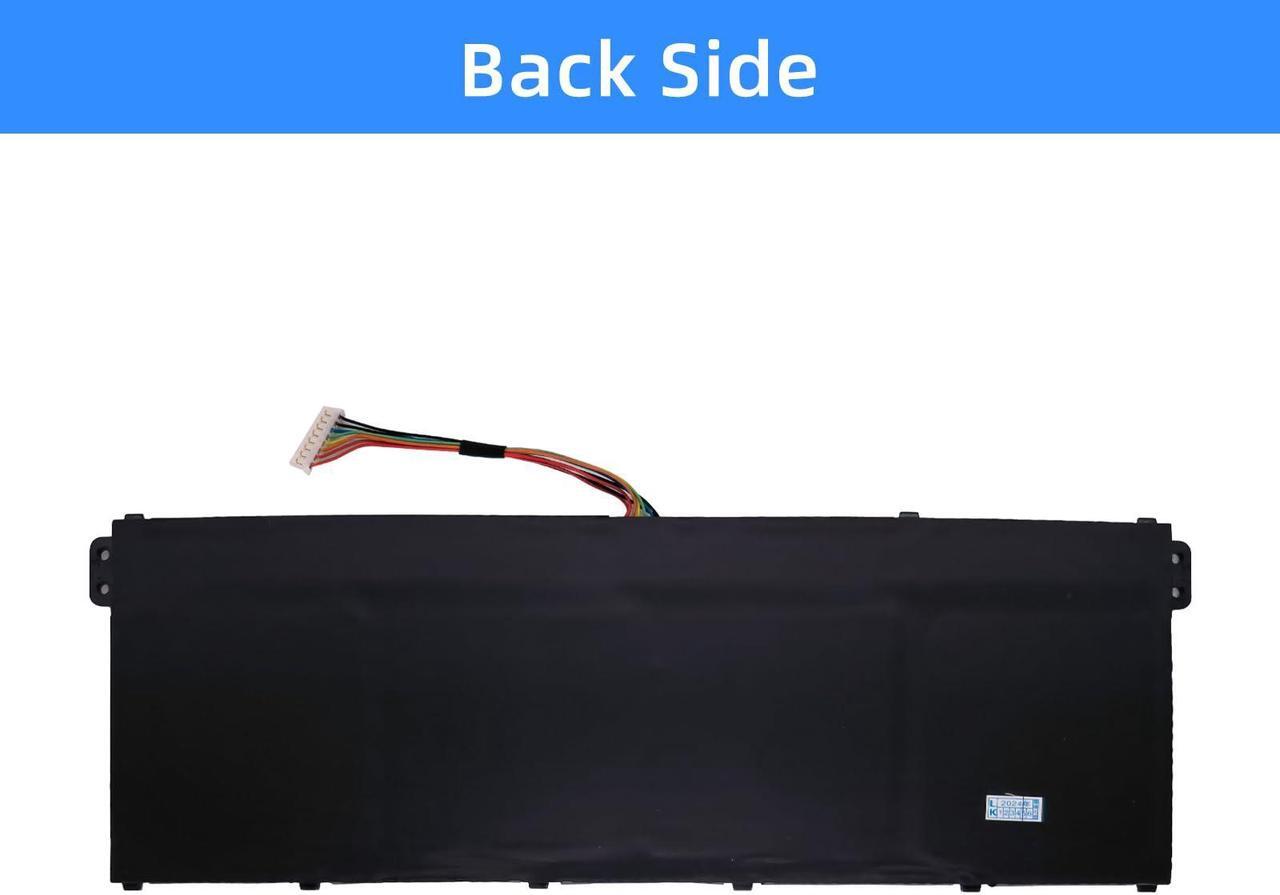 Alt view image 5 of 5 - NBULBL AP19B5L Laptop Battery Replacement for ACER Aspire 5 A515-56G-77WL A515-55 A515-43 A515-44 A514-54 Swift 3 SF314-42-R9YN TravelMate P215-52 Series KT00405010 4INP5/61/71 [15.4V 54.6Wh 3550mAh]