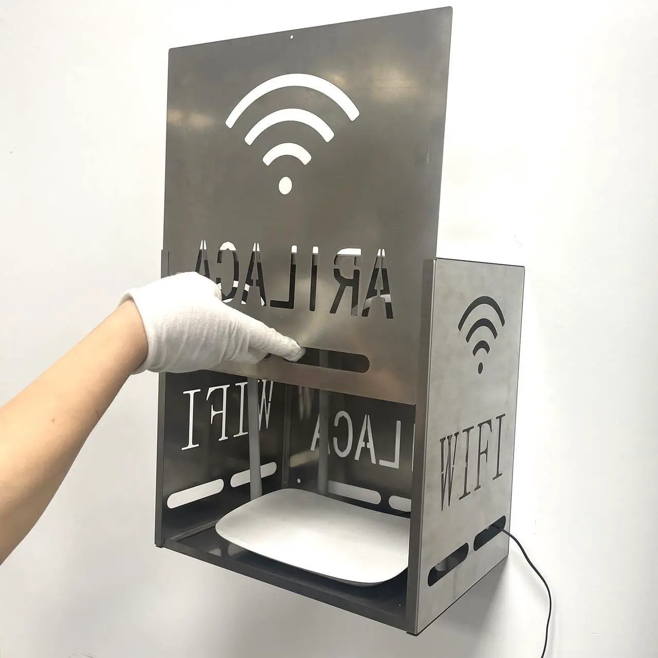 Alt view image 2 of 5 - Aihmilcl Large WiFi Router Cover Shielding E m f Blocker for WiFi Router Box E m f Faraday Cage E M f Blocker for Home E m f Shield Large Faraday Bags EMP Proof Blocks 5G About 90% E m f Protection