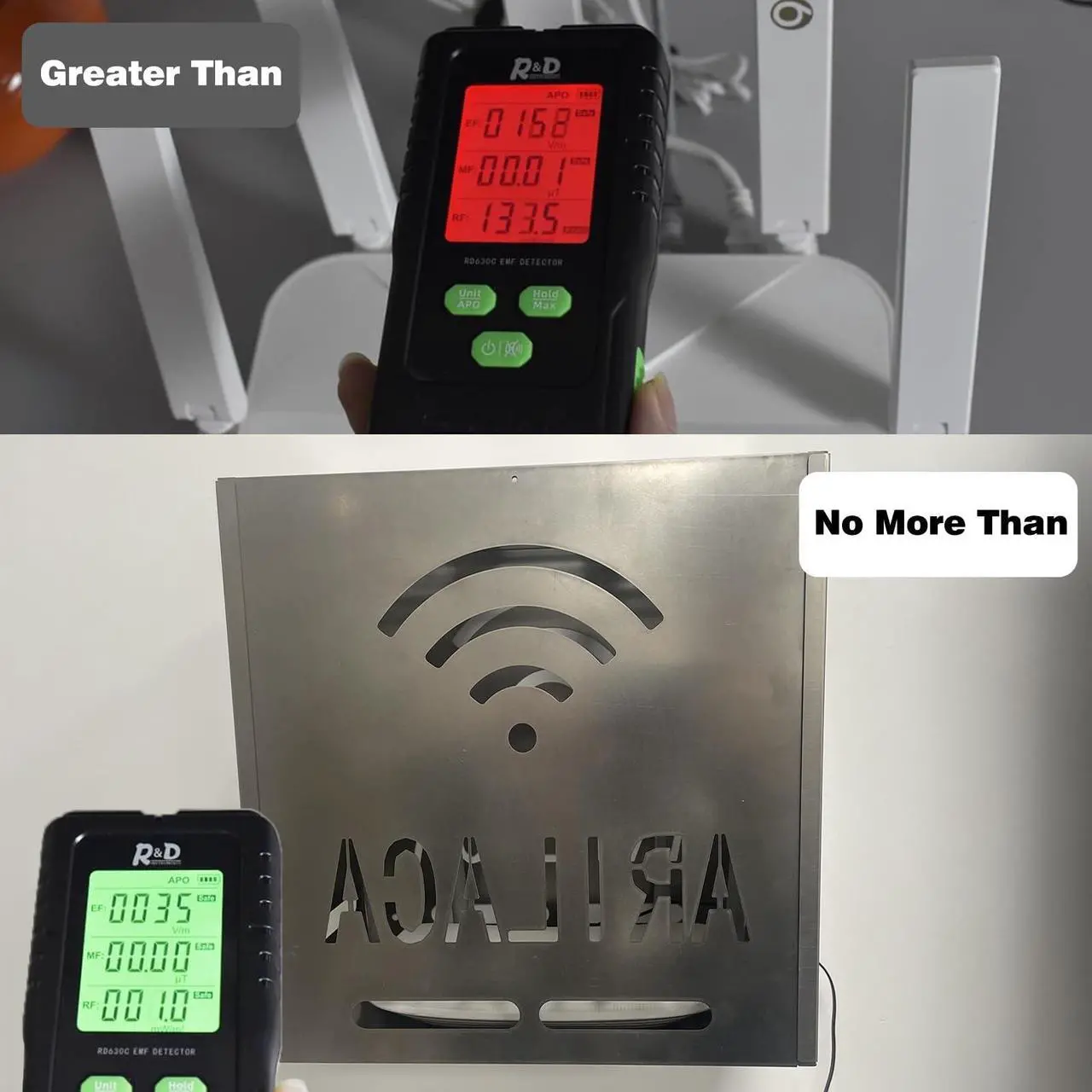 Alt view image 3 of 5 - Aihmilcl Large WiFi Router Cover Shielding E m f Blocker for WiFi Router Box E m f Faraday Cage E M f Blocker for Home E m f Shield Large Faraday Bags EMP Proof Blocks 5G About 90% E m f Protection