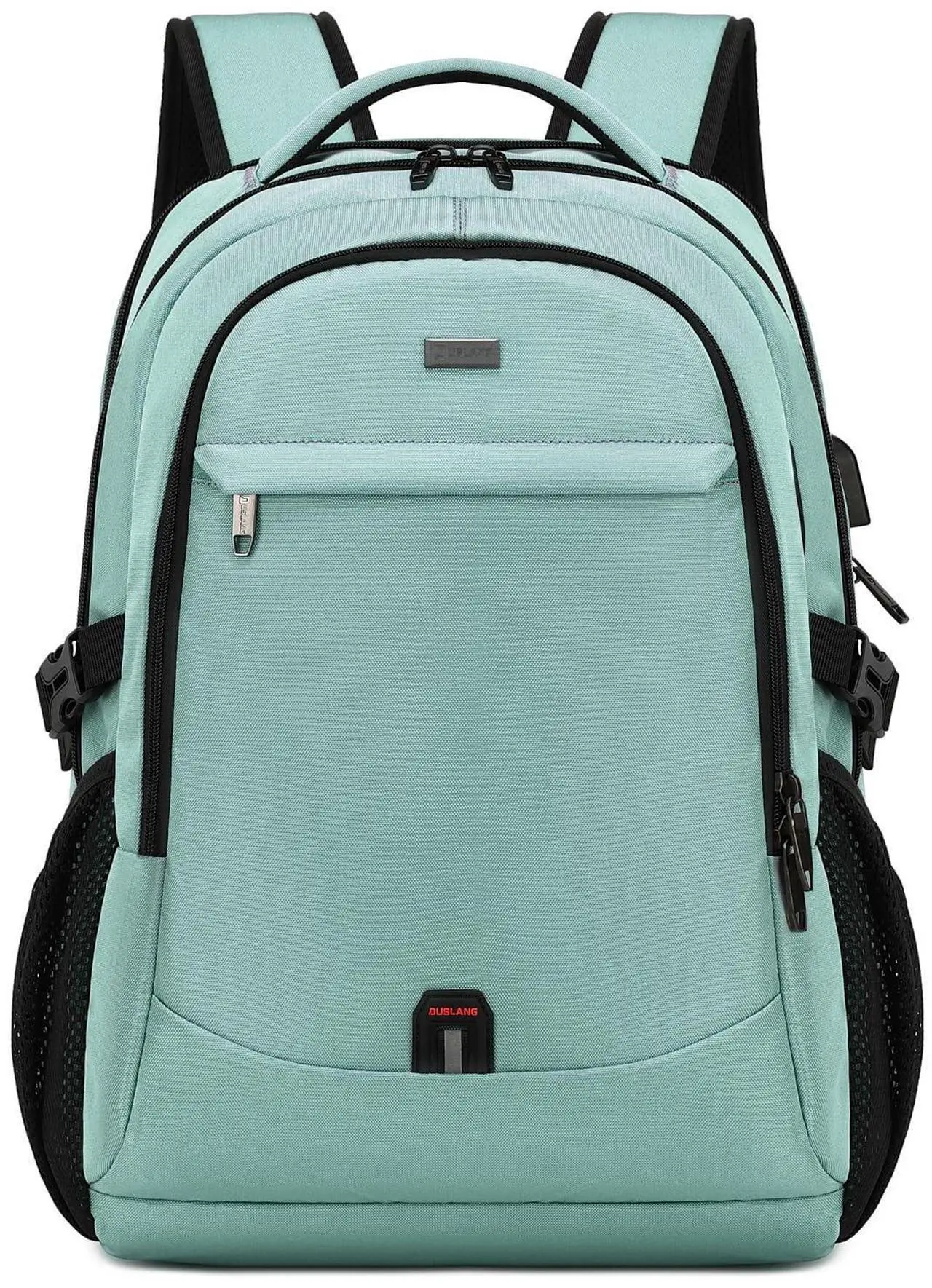 Main image of DUSLANG 17 Inch Laptop Backpack for Travel Water Resistant College Backpack for Men/Women Laptop Bag with USB Charging Port, Green A