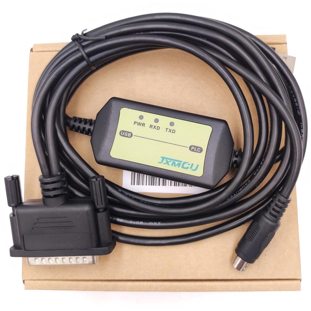 Alt view image 5 of 5 - LITKEQ USB-SC09 USB Programming Cable for Mitsubishi PLC FX and A Series, Compatible with F2/A00/A1S and FX2N/1N/1S