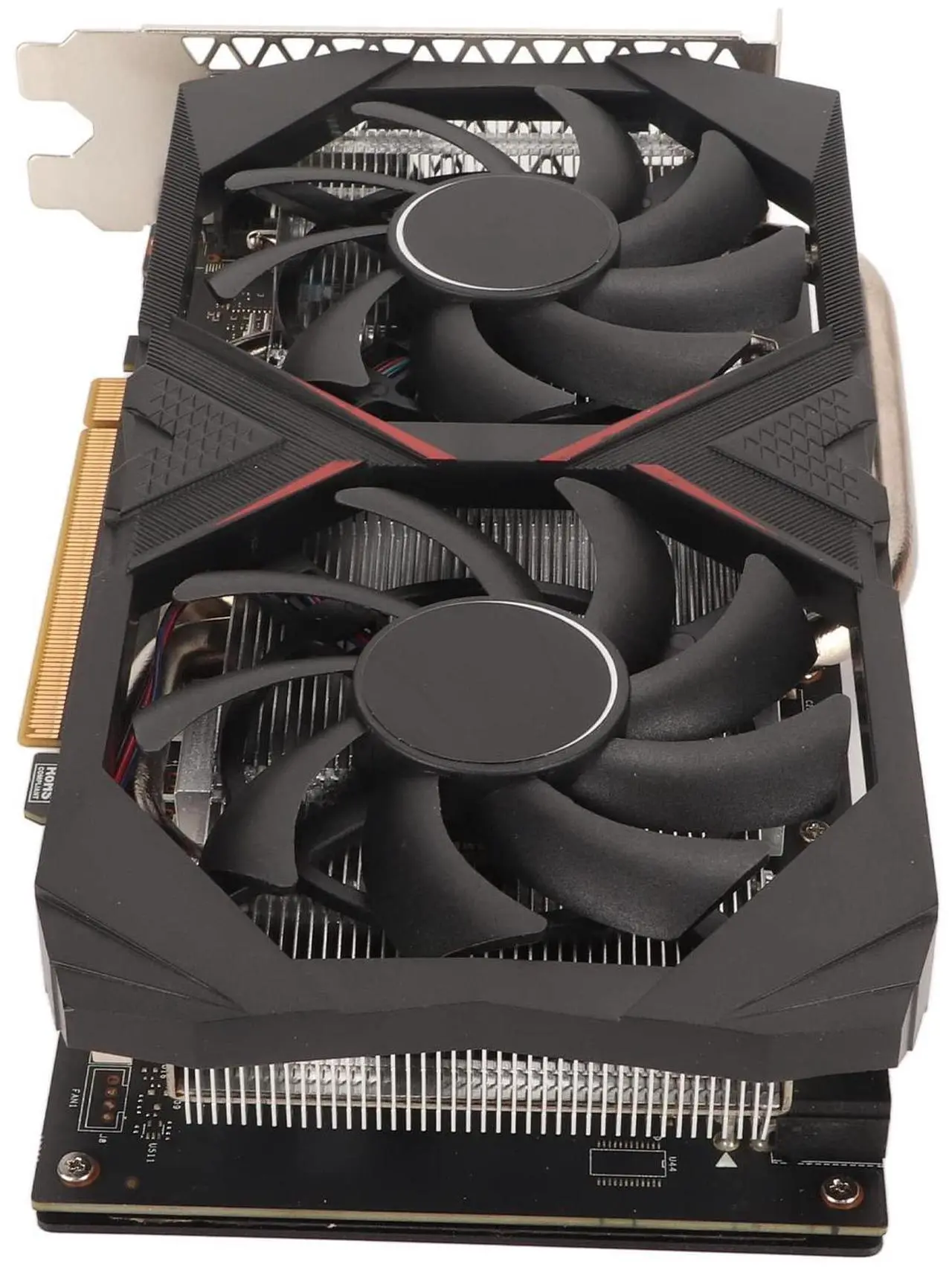 Alt view image 2 of 5 - RTX 2060S Graphics Card, 256Bit 8GB GDDR5 1470/1750MHz PCI Express 3.0 Gaming GPU Graphics Card, HDMI DP DVI with Cooling Fans for Office and PC Gamingq
