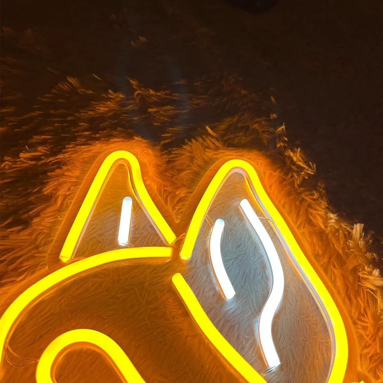 Alt view image 2 of 7 - Dog LED Neon Sign Super Bright Acrylic Dimmable German Shepherd Led Light Size 15.7x11.8 in Dog Neon Light for Dog Lovers Window Store Display Beer Bar Nightclub Grand Opening Gift(German Shepherd)
